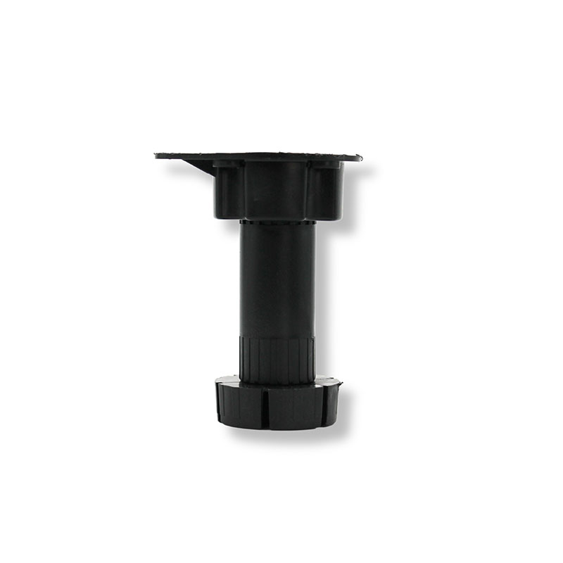 Adjustable Black Plinth Leg with Base